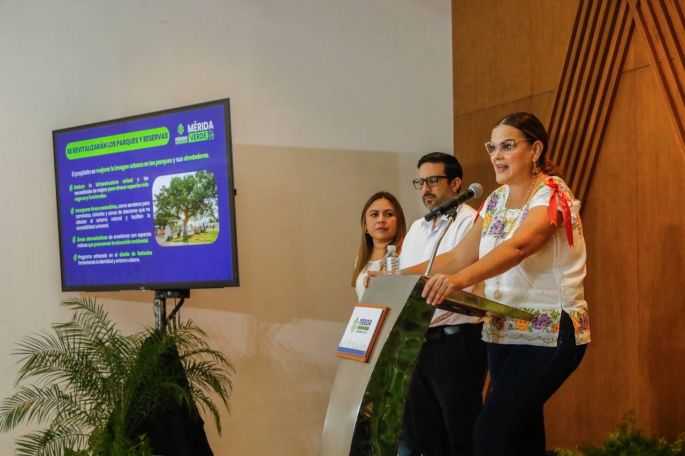 Va Cecilia Patrón por una Mérida más verde.  