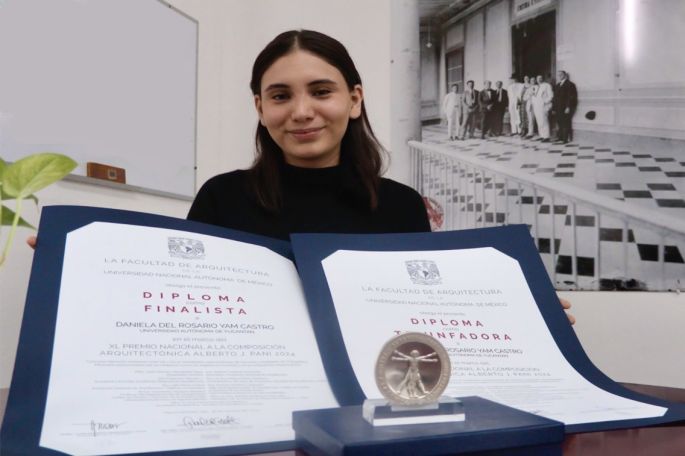 Alumna UADY obtiene el primer lugar nacional de Composición Arquitectónica  