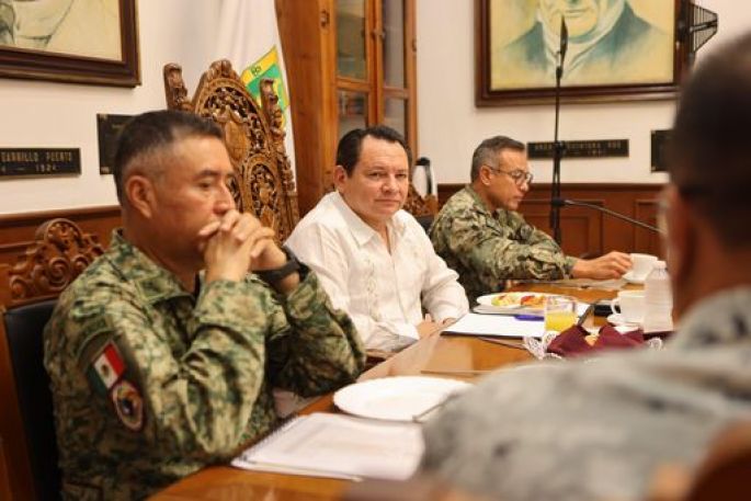 Coordinación de esfuerzos para mantener la seguridad en Yucatán