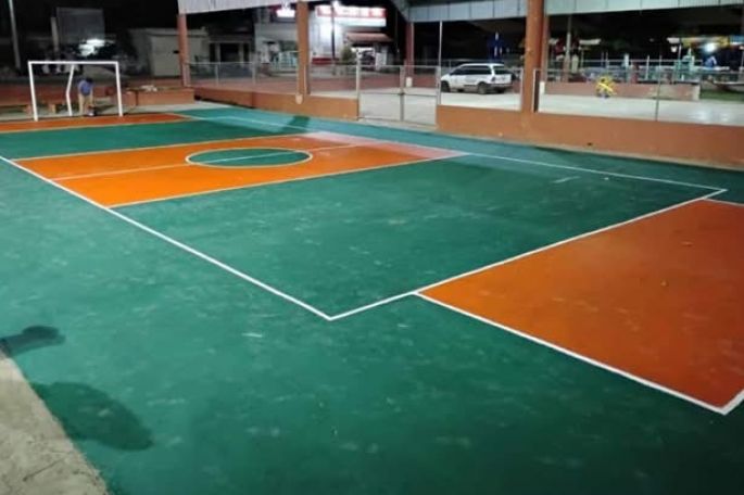 El Ayuntamiento de Oxkutzcab deja flamante la cancha de la comisaría Emiliano Zapata “Cooperativa”
