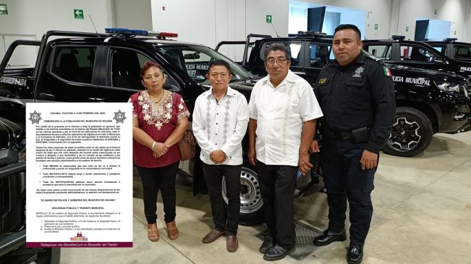 Por el “caso Tekit”, imponen toque de queda a menores en Hocabá