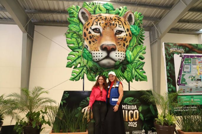 Cecilia Patrón afina detalles para la gran fiesta de la ciudad: El Carnaval Amazónico de Mérida 2025