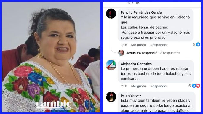 “Primero repara los baches y póngase a trabajar”, le dicen a alcaldesa de Halachó