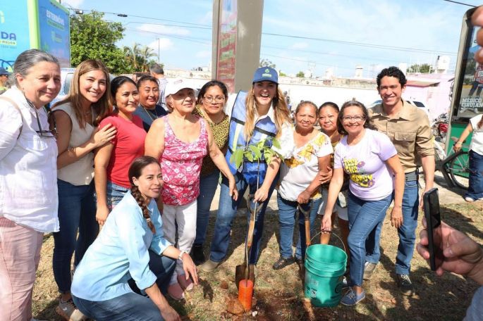 Destinará Cecilia Patrón más de 250 mil plantas del vivero municipal para arborizar la ciudad y corredores verdes en Mérida