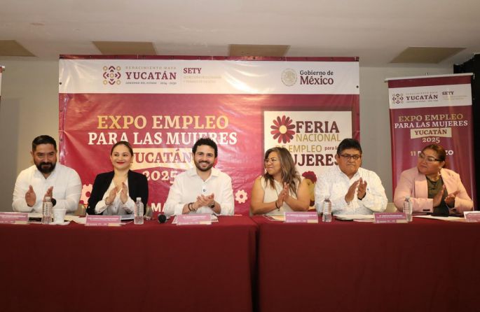 Presenta Gobierno del Estado Expo Empleo para las Mujeres Yucatán 2025