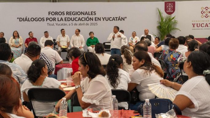 Abren espacios de diálogo en favor del magisterio yucateco