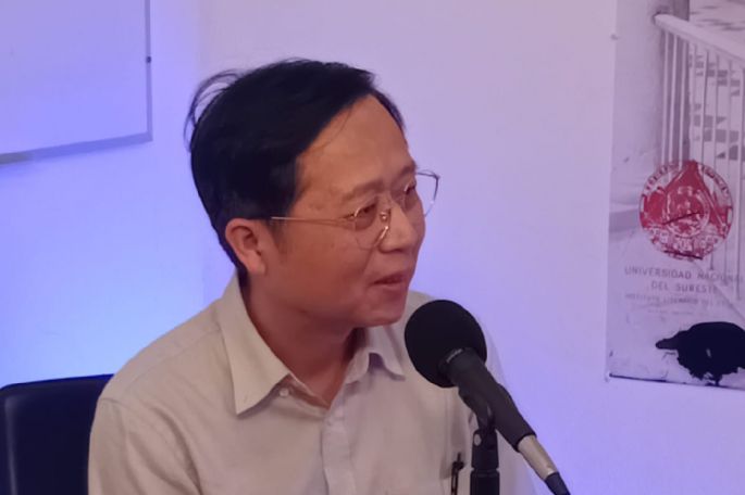 Wang Jie, divulgador científico de China visita la UADY