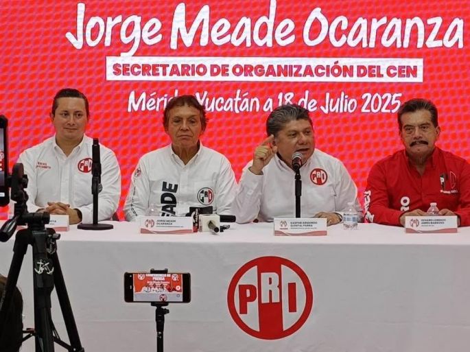 El PRI nacional respalda a Yucatán por ser la voz del pueblo y defenderlo de sus enemigos que están en Morena 