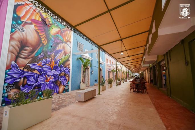 Inauguran el “Callejón del Bazar” en Oxkutzcab 