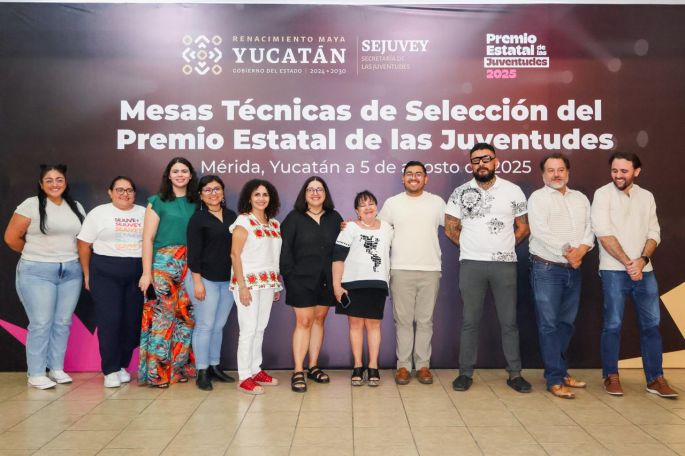 Anuncian ganadores del “Premio Estatal de las Juventudes 2025”