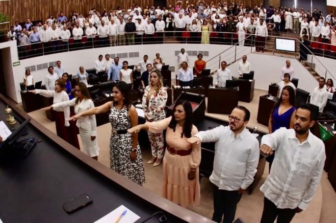 Toman compromiso constitucional nuevos magistrados del Poder Judicial del Estado