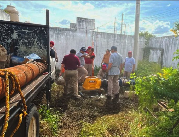 Japay atiende falla en equipo de captación que abastece a Francisco de Montejo