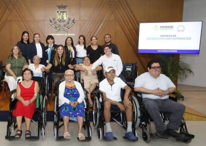 Cecilia Patrón, en equipo con el Voluntariado de Mérida, mejora la calidad de vida de personas con discapacidad