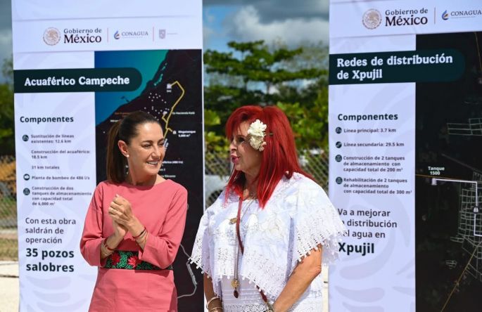 Claudia Sheinbaum encabeza inicio de obra de “Agua para Campeche” para garantizar derecho al agua potable