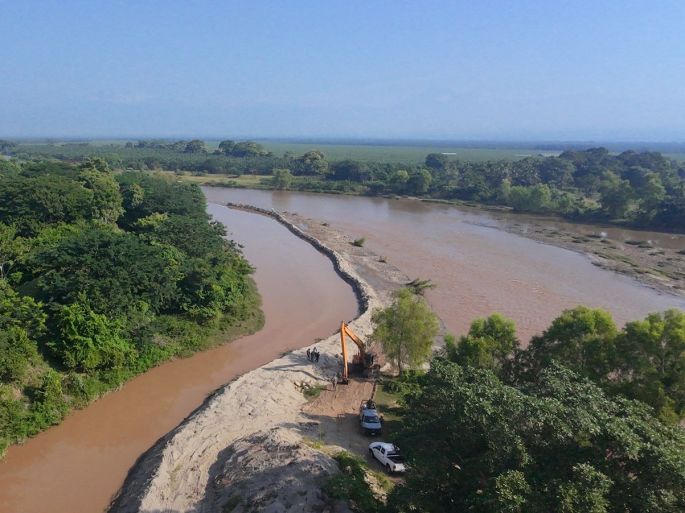 Profepa clausura obras ilegales en el Río Suchiate, en Chiapas