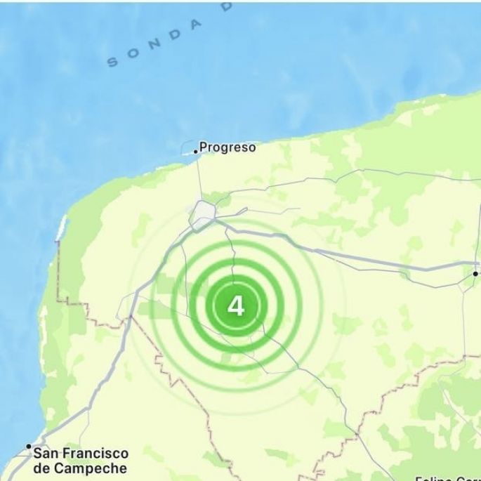Seis temblores sorprendieron a Yucatán durante 2025, según el Servicio Sismológico Nacional