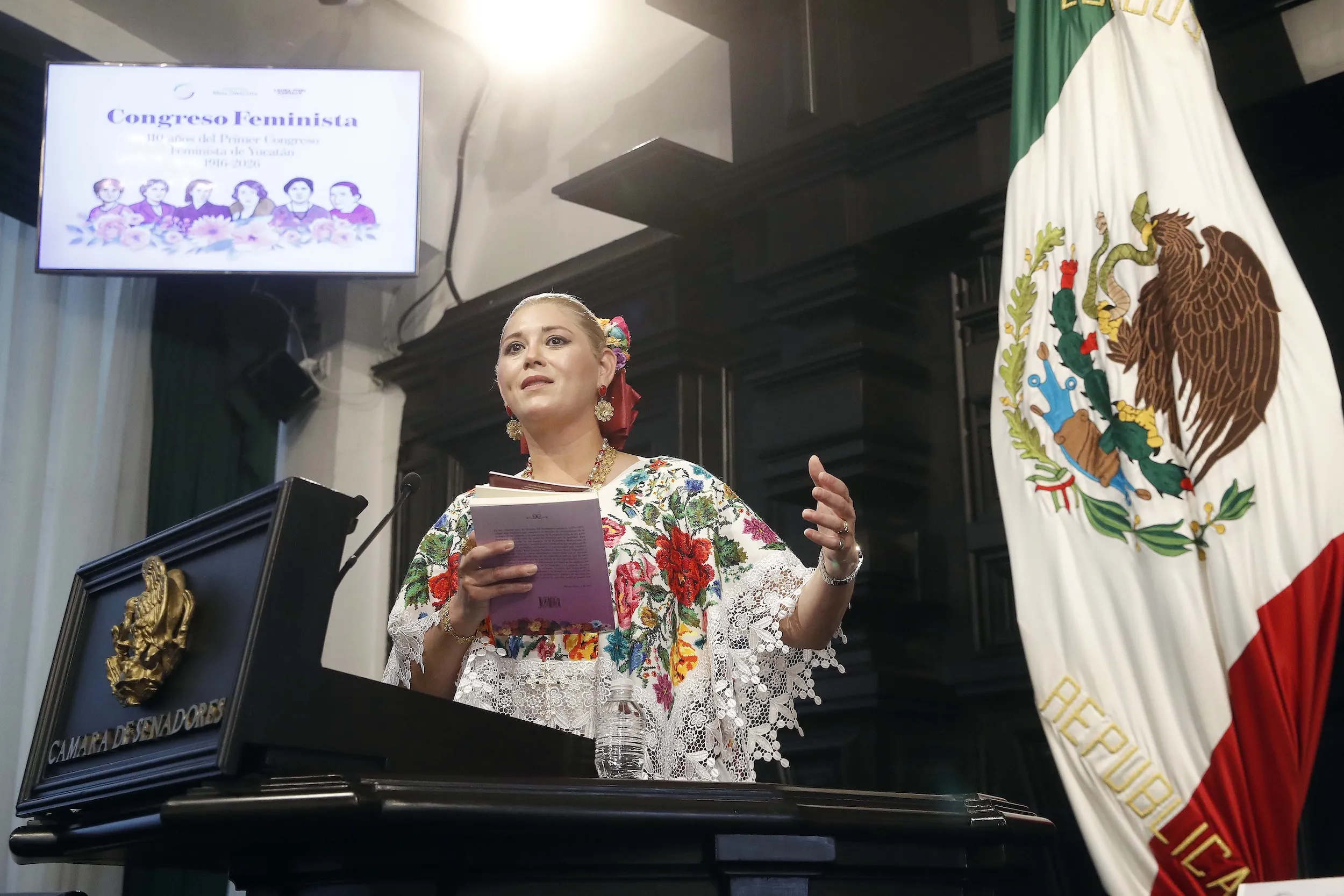Conmemoran en la Cámara de Senadores los 110 años del Primer Congreso Feminista de Yucatán
