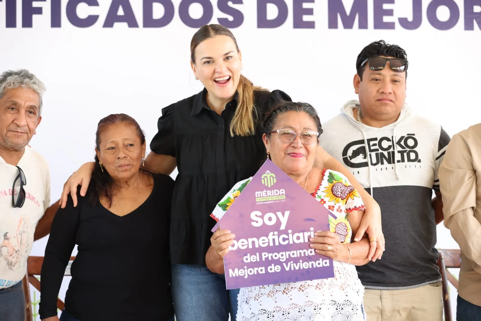 En Mérida construimos hogares más seguros para las familias de nuestras comisarías; Cecilia Patrón