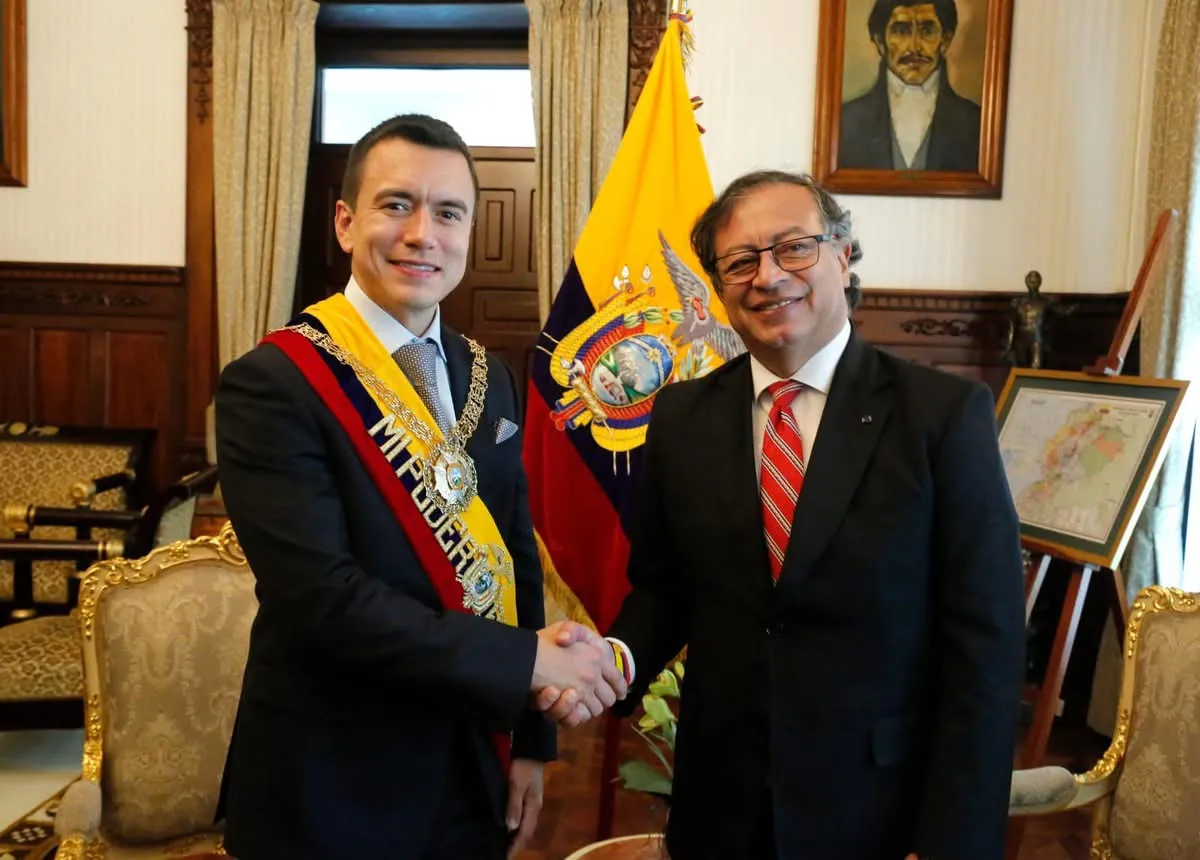 Ecuador y Colombia al borde de una guerra comercial y fronteriza