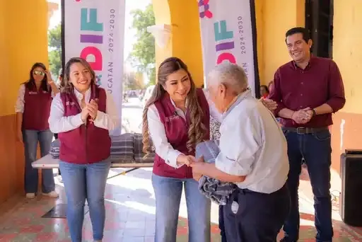 DIF Yucatán apoya a población vulnerable de Mérida ante bajas temperaturas