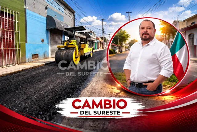 Alcalde de Oxkutzcab impulsa mejoramiento de calles en el municipio