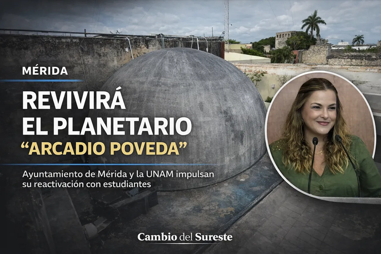 Buscan revivir el planetario de Mérida