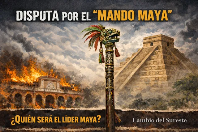 El bastón del “mando maya”, manzana de la discordia
