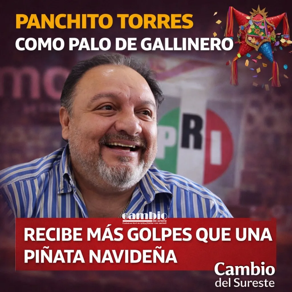 Panchito Torres está como palo de gallinero