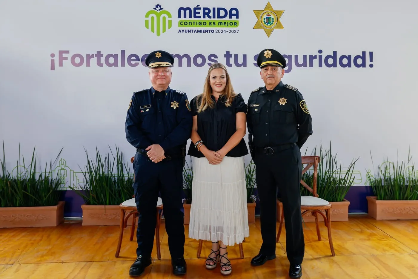 Cambio de mando en la policía municipal de Mérida