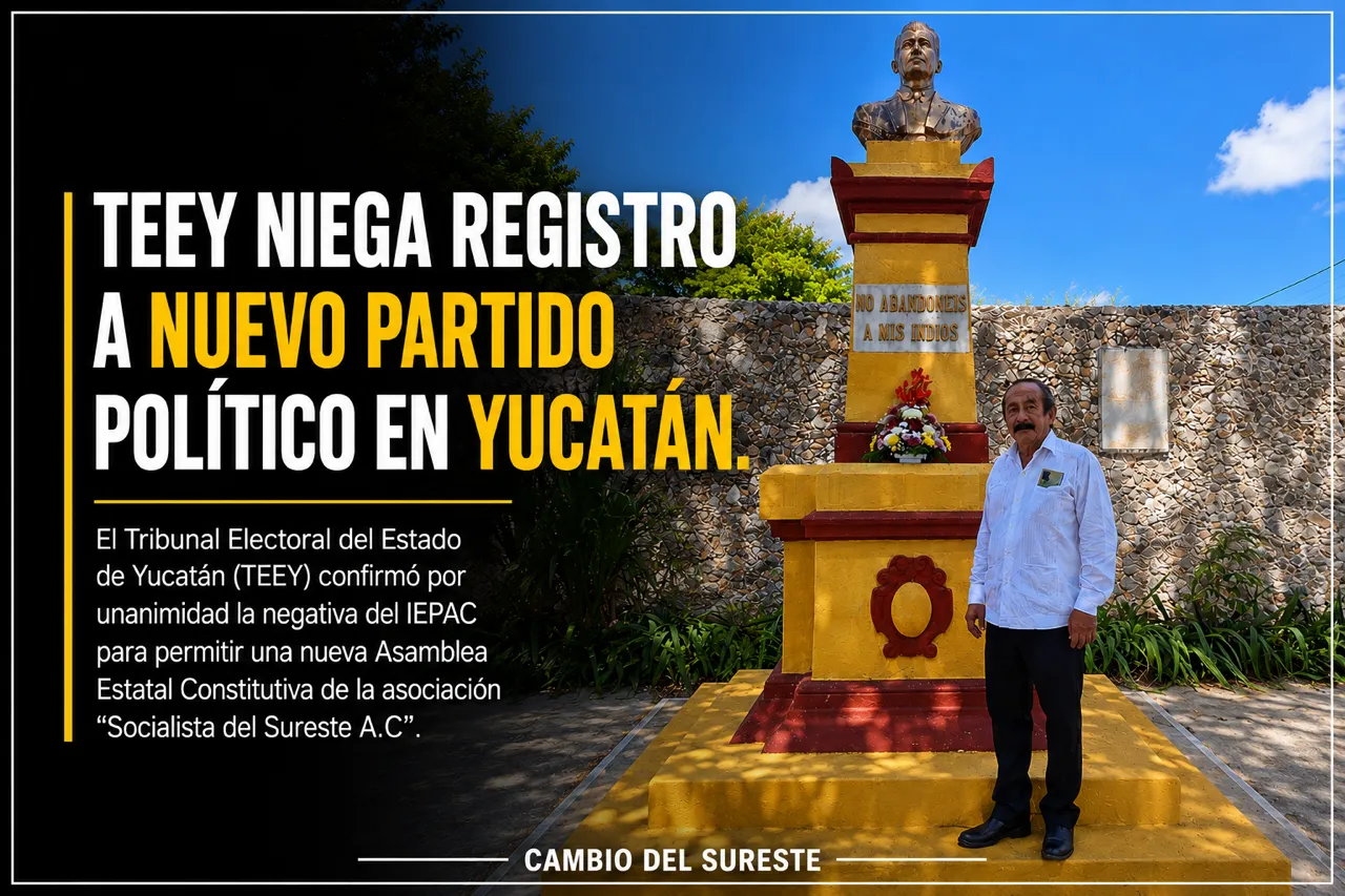 Niegan registro a nuevo partido político en Yucatán