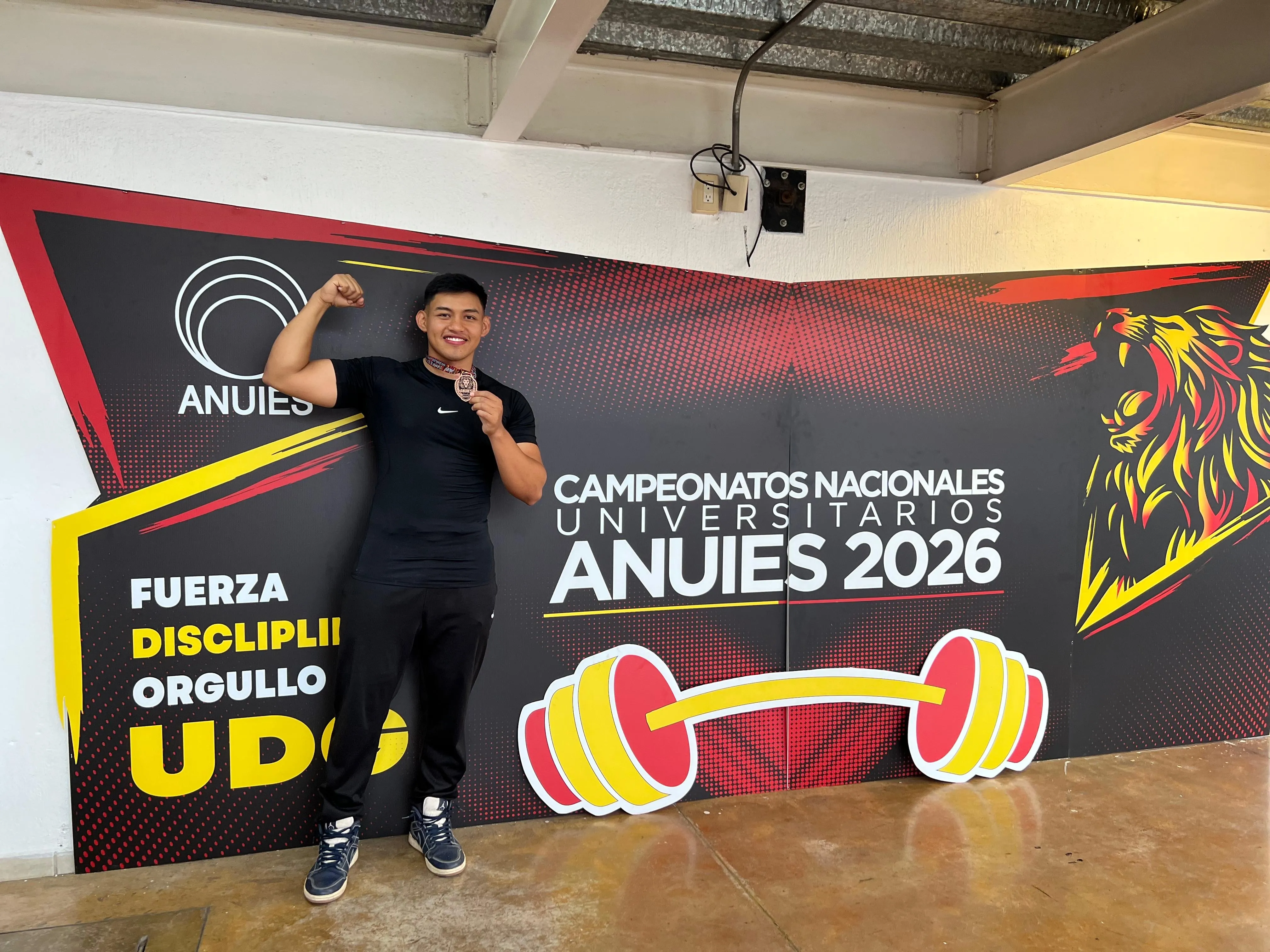 Pesista de la UADY gana bronce nacional y fortalece presencia universitaria en ANUIES 2026