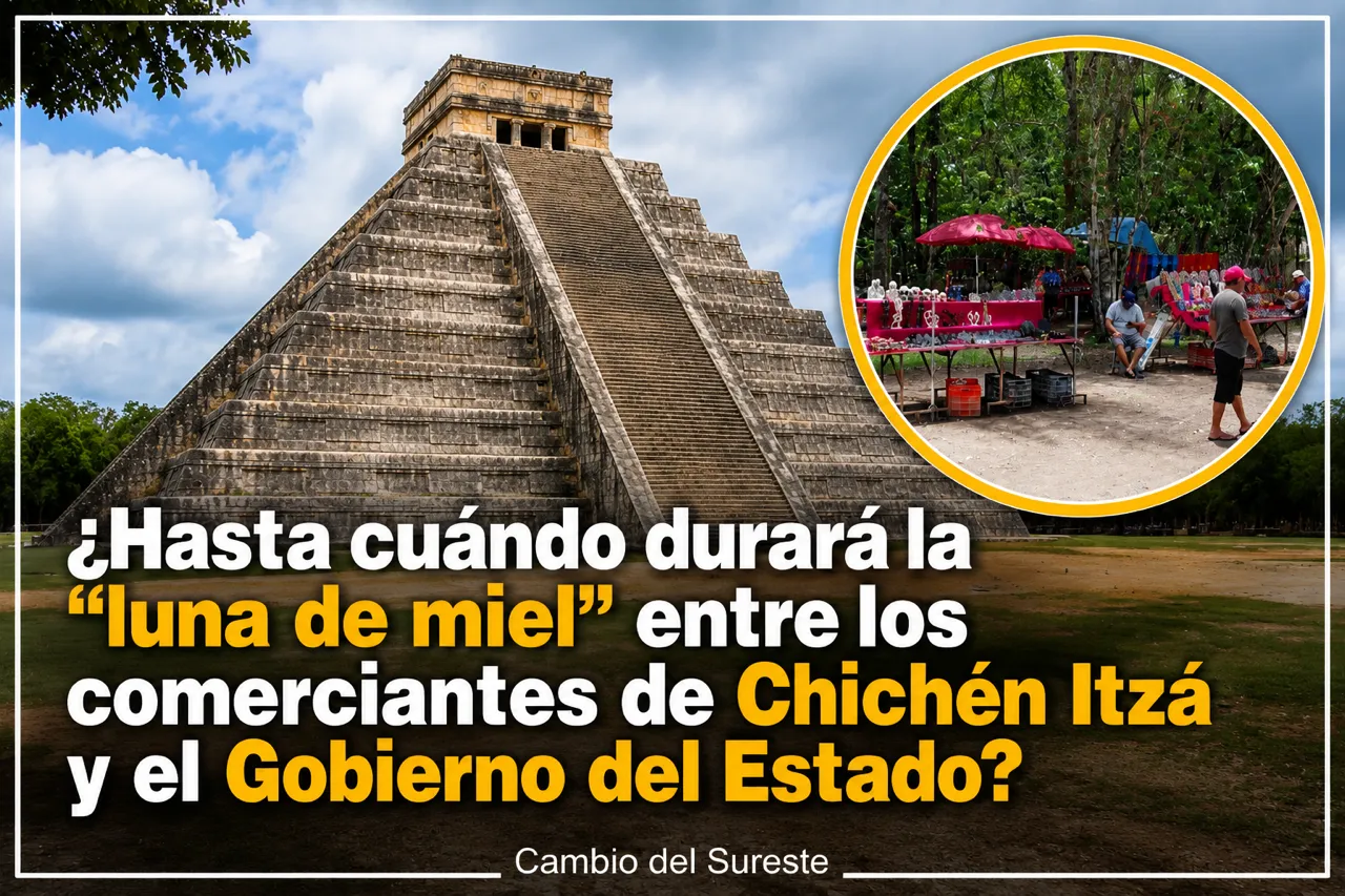 ¿Hasta cuándo durará la “luna de miel” entre los comerciantes de Chichén Itzá y el Gobierno del Estado?