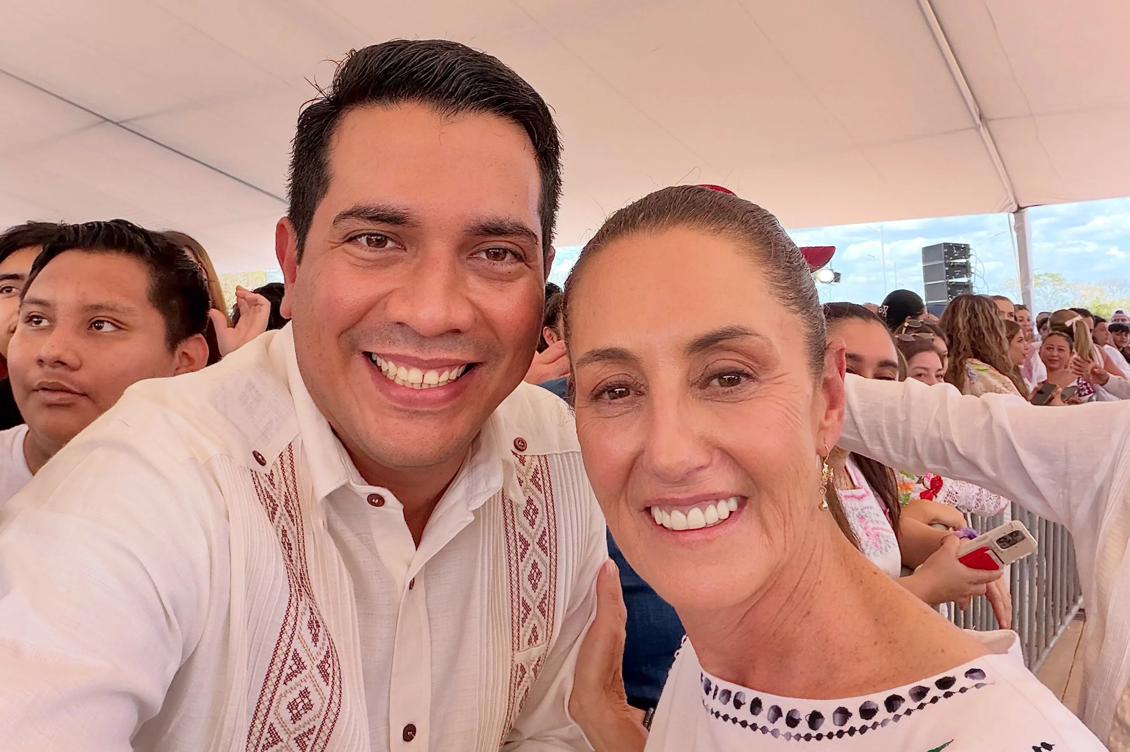 Oscar Brito llama a defender la soberanía y respaldar a la presidenta Sheinbaum